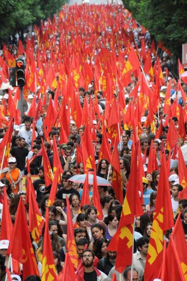 Mass rally of the Communist Party of Greece
