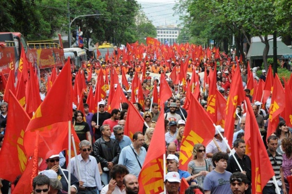 Mass rally of the Communist Party of Greece