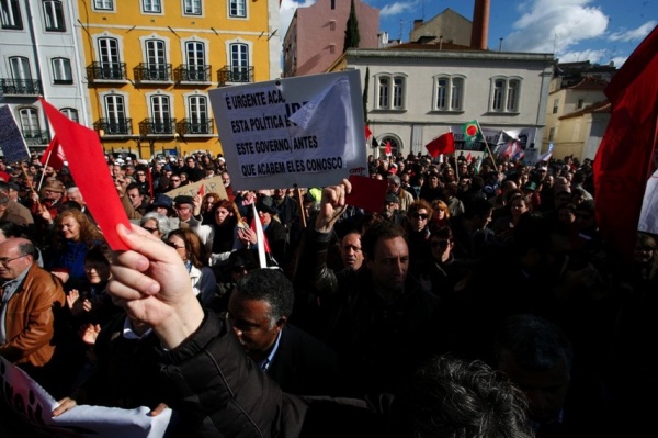 Concentração da CGTP-IN - «Votar Contra o Orçamento do Estado» - Lisboa