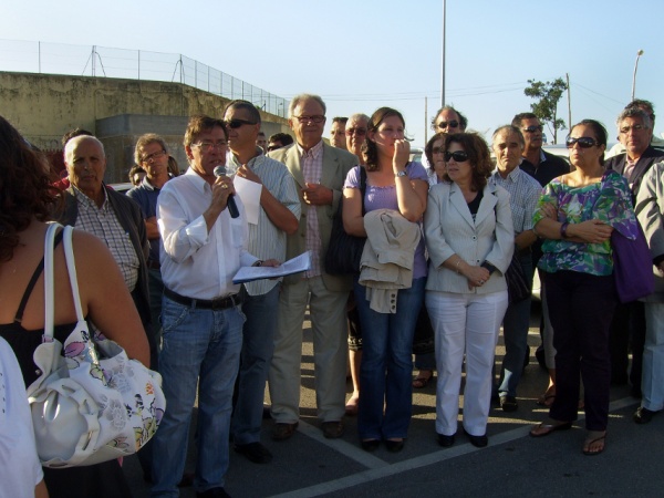 Concentração das populações contra o encerramento das Urgências Pediátricas do Barreiro e Setúbal