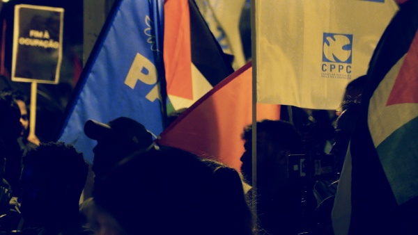 Concentração pela Paz no Médio Oriente e pelos direitos do Povo Palestiniano