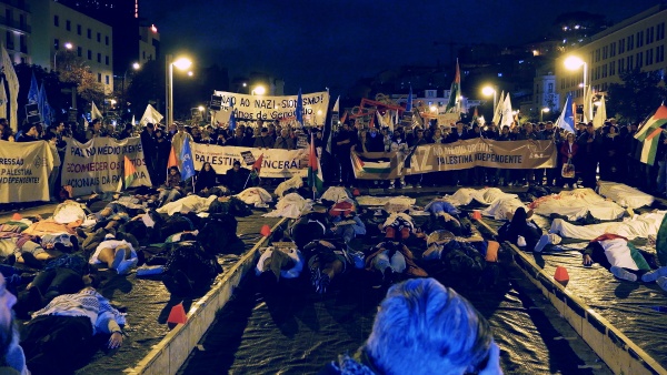 Concentração pela Paz no Médio Oriente e pelos direitos do Povo Palestiniano