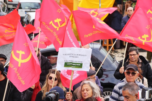 Contacto com população das Caldas da Rainha