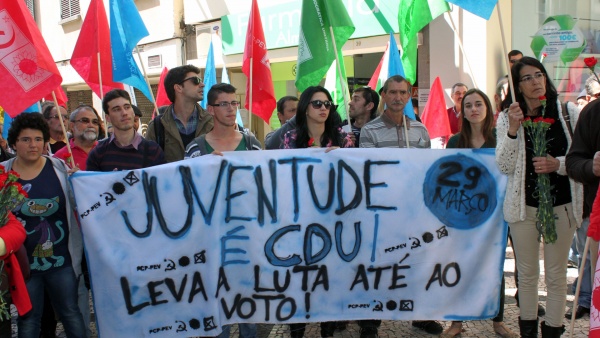 Contacto com a população no Funchal