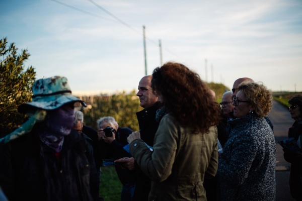 Contacto com os trabalhadores da Herdade do Vale da Rosa, Ferreira do Alentejo