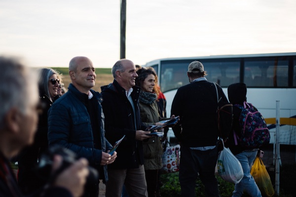 Contacto com os trabalhadores da Herdade do Vale da Rosa, Ferreira do Alentejo