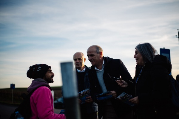 Contacto com os trabalhadores da Herdade do Vale da Rosa, Ferreira do Alentejo