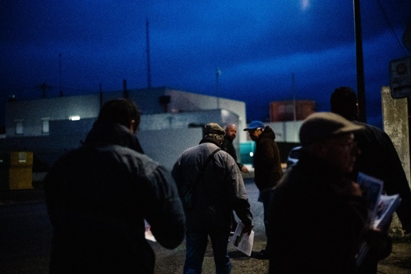 Contacto com os trabalhadores da Matutano