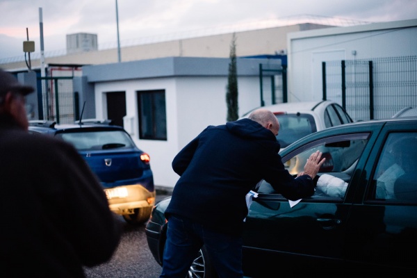 Contacto com os trabalhadores da Matutano