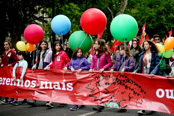 Popular demonstration commemorating the 41st anniversary of the April Revolution