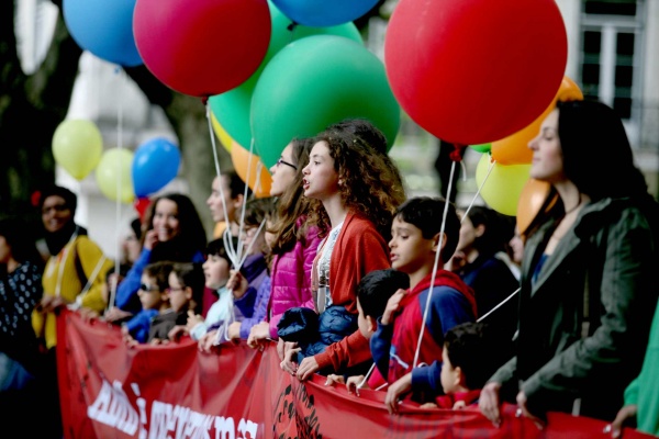 Popular demonstration commemorating the 41st anniversary of the April Revolution