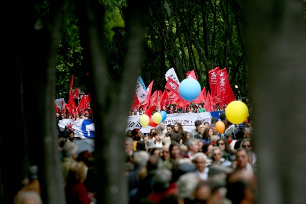 Popular demonstration commemorating the 41st anniversary of the April Revolution