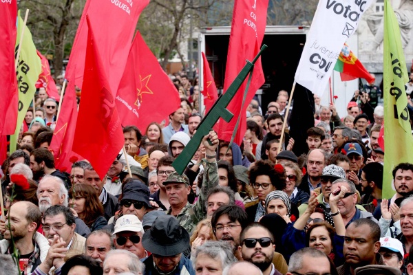 Popular demonstration commemorating the 41st anniversary of the April Revolution