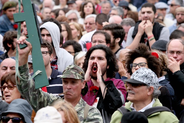Popular demonstration commemorating the 41st anniversary of the April Revolution