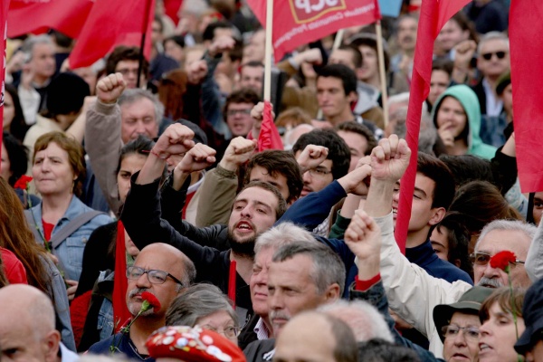 Popular demonstration commemorating the 41st anniversary of the April Revolution