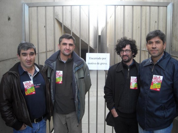 piquete de greve do Museu do Côa, Guarda