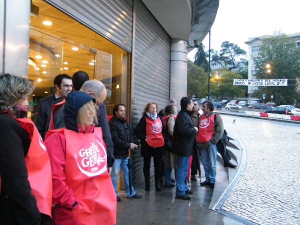 Piquete El Corte Inglez, Lisboa