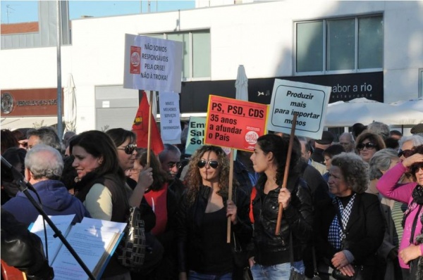 Concentração no Barreiro