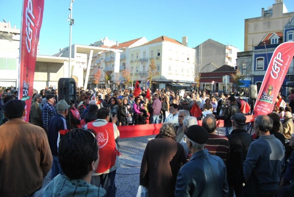 Concentração no Barreiro