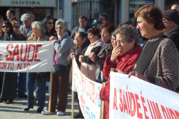 Concentração em Benavente
