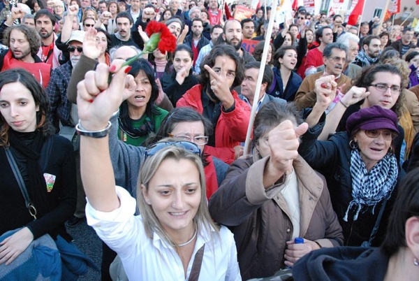 Manifestação em Lisboa