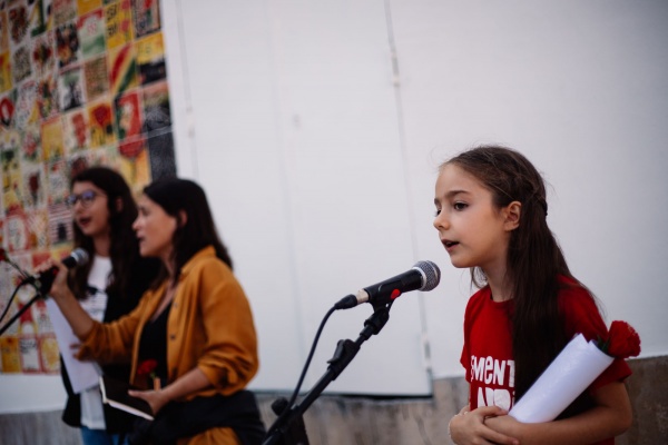 Inauguração do Mural Colectivo de Azulejos «Cumprir»
