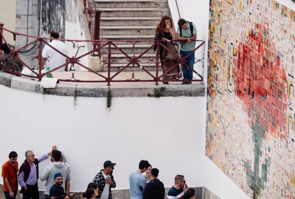 Inauguração do Mural Colectivo de Azulejos «Cumprir»