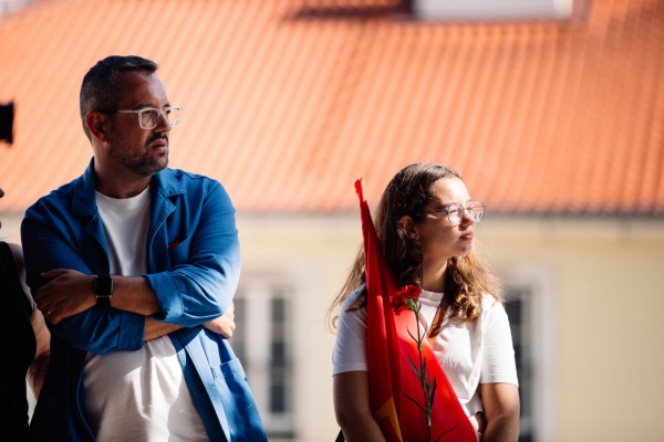 Inauguração do Mural Colectivo de Azulejos «Cumprir»