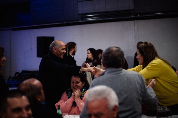 Jantar de fim de ano «É hora de mudar e política» em Braga