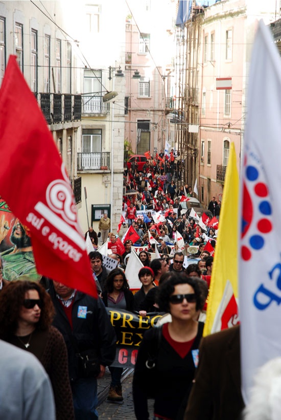 Manifestação de jovens trabalhadores - 26 Março de 2010