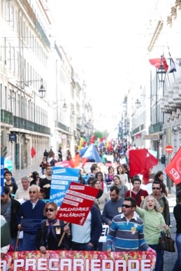 Manifestação de jovens trabalhadores - 28 de Março de 2009