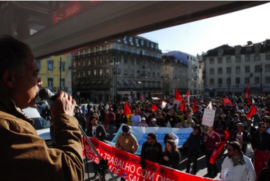 Manifestação de jovens trabalhadores - 28 de Março de 2009
