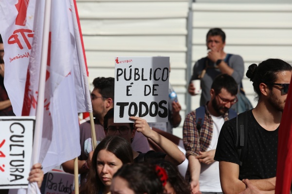 Manifestação de Jovens Trabalhadores