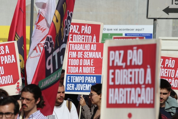 Manifestação de Jovens Trabalhadores