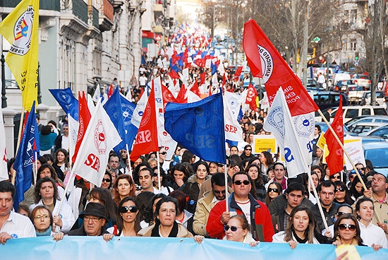 Manifestação dos Enfermeiros - 29 de Janeiro de 2010