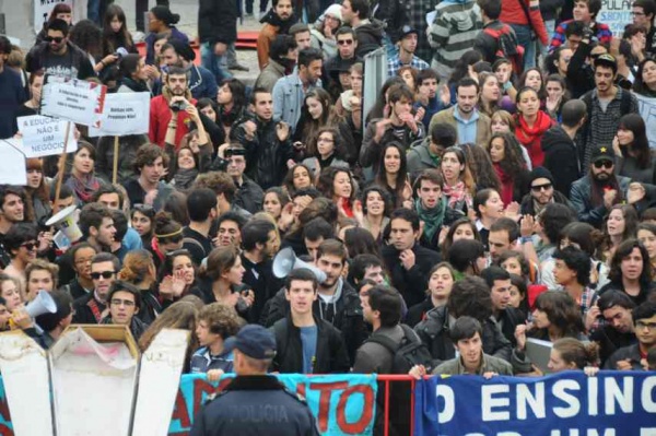 Manifestação dos Estudantes do Ensino Superior em Lisboa