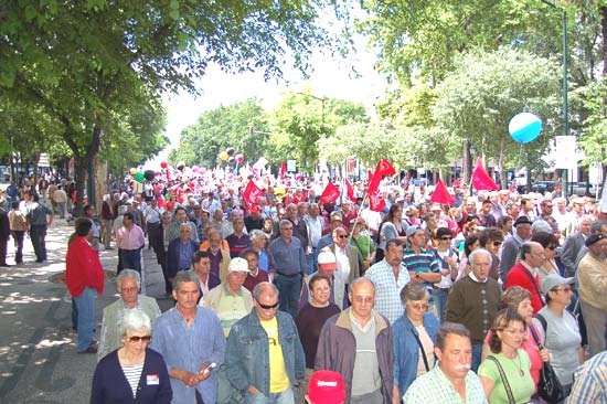 Manifestação Nacional CGTP-IN - 5 de Junho de 2008