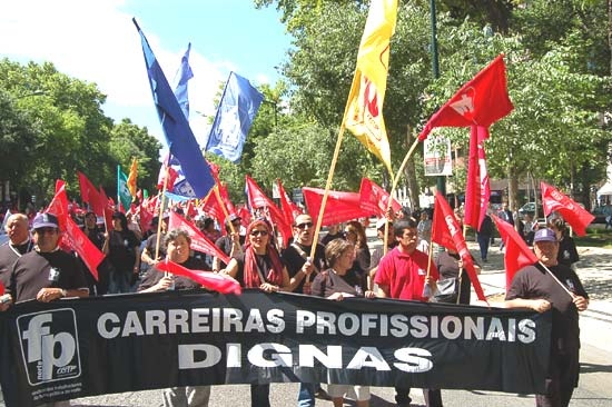Manifestação Nacional CGTP-IN - 5 de Junho de 2008