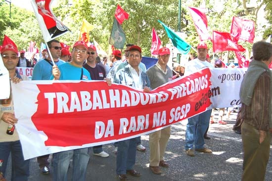 Manifestação Nacional CGTP-IN - 5 de Junho de 2008