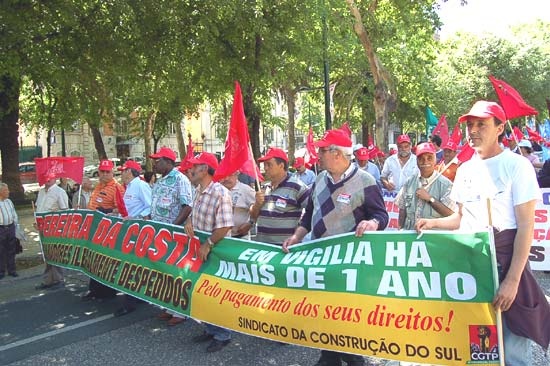 Manifestação Nacional CGTP-IN - 5 de Junho de 2008