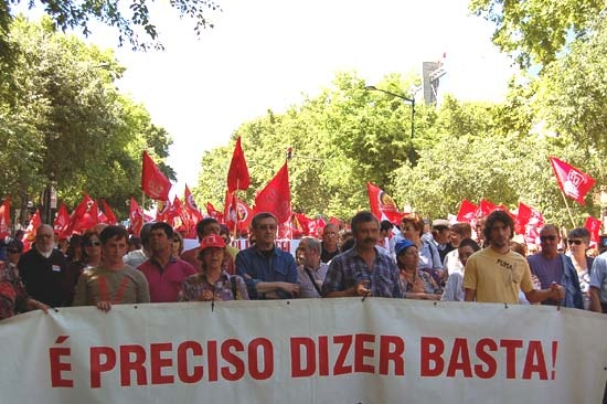 Manifestação Nacional CGTP-IN - 5 de Junho de 2008