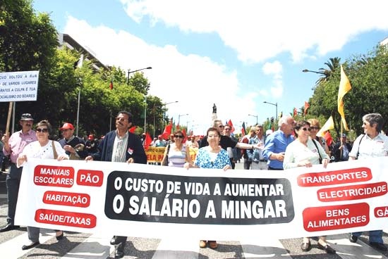 Manifestação Nacional CGTP-IN - 5 de Junho de 2008