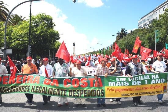 Manifestação Nacional CGTP-IN - 5 de Junho de 2008