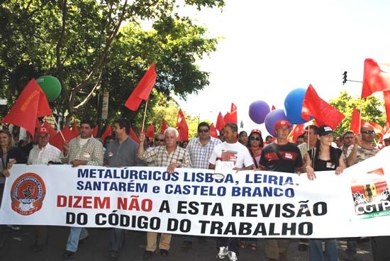 Manifestação Nacional CGTP-IN - 5 de Junho de 2008