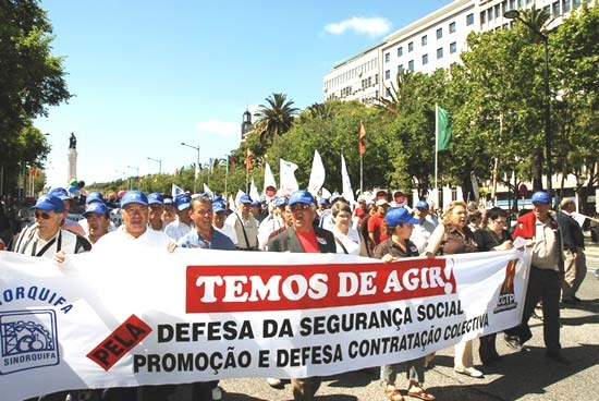 Manifestação Nacional CGTP-IN - 5 de Junho de 2008