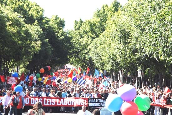 Manifestação Nacional CGTP-IN - 5 de Junho de 2008