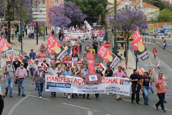 Manifestação Nacional dos trabalhadores da Administração Pública