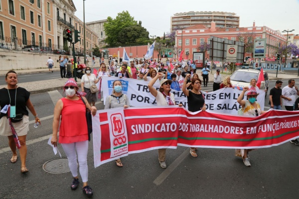 Manifestação Nacional dos trabalhadores da Administração Pública