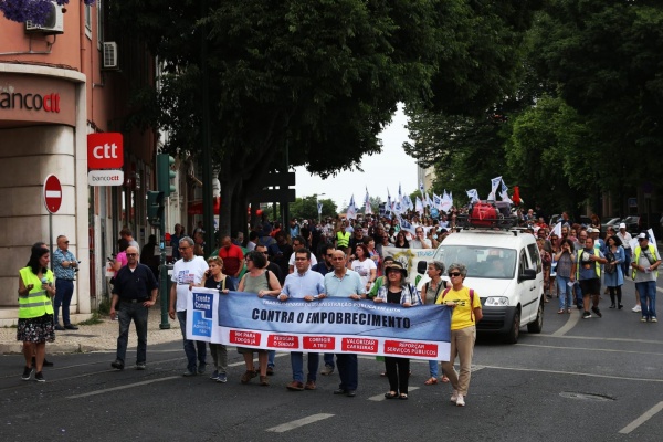 Manifestação Nacional dos trabalhadores da Administração Pública