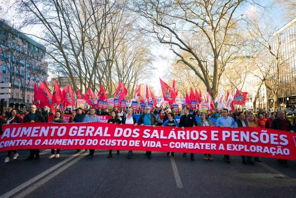 National Demonstration «Everyone to Lisbon! General increase in wages and pensions – national emergency!”, CGTP-IN